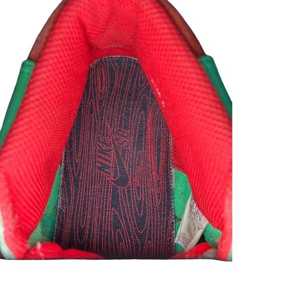 Nike SB Dunk High Pro Green Varsity Red 314070-331 Men’s Size 8 (2009) - Picture 4 of 10